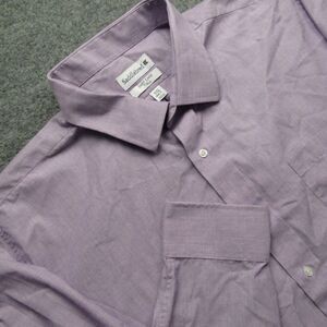 Saddlebred Shirt Mens XXXLT 3XLT Tall Lavender Long Sleeve‎ Business